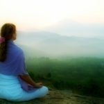 I stock meditating lady